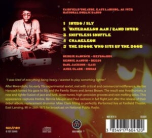 Hancock Herbie - Live 1973 i gruppen CD hos Bengans Skivbutik AB (4265773)