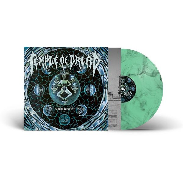 Temple Of Dread - World Sacrifice (Marbled Vinyl Lp) i gruppen VINYL / Metal/ Heavy metal hos Bengans Skivbutik AB (4266648)