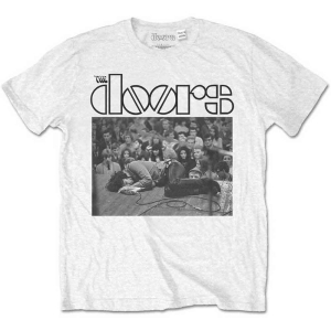 The Doors - Jim On Floor Uni Wht   (XL) i gruppen MERCHANDISE / T-shirt / Pop-Rock hos Bengans Skivbutik AB (4267827)