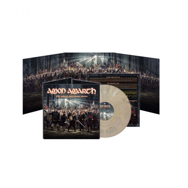 Amon Amarth - Great Heathen Army (White Marble Vi i gruppen VINYL / Toppselgere hos Bengans Skivbutik AB (4270737)