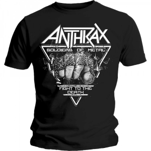 Anthrax - soldiers of metal ftd i gruppen BW-T-shirts hos Bengans Skivbutik AB (4276644)