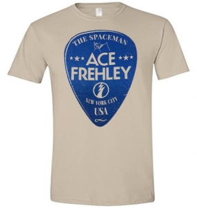 Ace Frehley - Ace Frehley T-Shirt Guitar Pick (Beige) i gruppen Minishops / Ace Frehley hos Bengans Skivbutik AB (4280401)