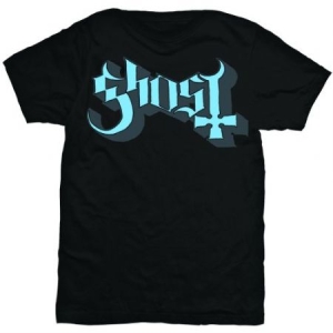 Ghost - Ghost Unisex T-Shirt: Blue/Grey Keyline Logo (XL) i gruppen -Start Tshirt hos Bengans Skivbutik AB (4281638)