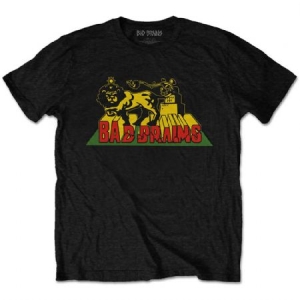 Bad Brains - Bad Brains Unisex T-Shirt: Lion Crush (M) i gruppen -Start Tshirt hos Bengans Skivbutik AB (4281724)