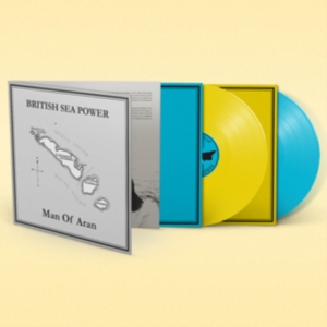 British Sea Power - Man Of Aran (Yellow And Blue Vinyl) i gruppen VINYL / Pop-Rock hos Bengans Skivbutik AB (4283010)