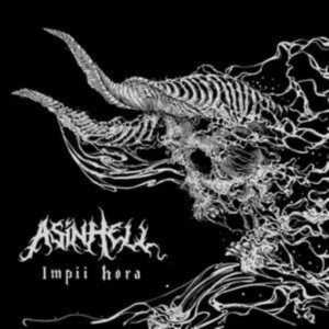Asinhell - Impii Hora (Crimson Red Marbled Vin i gruppen VINYL / Metal hos Bengans Skivbutik AB (4290746)