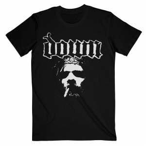 Down -  Down Unisex T-Shirt: Face (black) (XL) i gruppen BW-T-shirts hos Bengans Skivbutik AB (4299707)