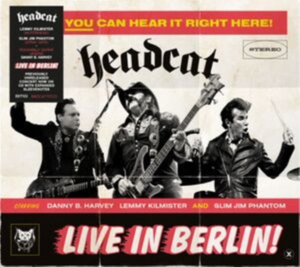 Headcat - Live In Berlin i gruppen CD / Toppselgere hos Bengans Skivbutik AB (4300823)