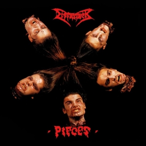 Dismember - Pieces (Red/Black Split) i gruppen Minishops / Dismember hos Bengans Skivbutik AB (4302632)