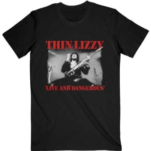 Thin Lizzy - Live & Dangerous (Medium) Unisex T-Shirt i gruppen MERCHANDISE / T-shirt / Metal hos Bengans Skivbutik AB (4302920)