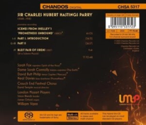 Parry Hubert - Scenes From Shelley's Prometheus Un i gruppen Musikk / SACD / Klassisk hos Bengans Skivbutik AB (4303098)