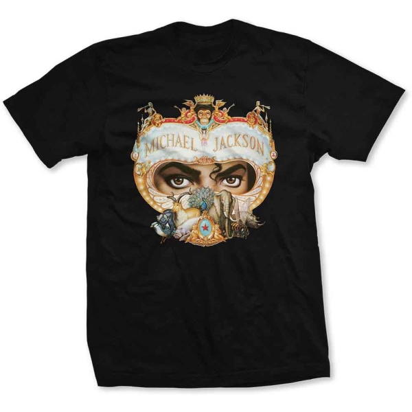 Michael Jackson - Dangerous Uni Bl T-Shirt i gruppen MERCHANDISE / T-shirt / Pop-Rock hos Bengans Skivbutik AB (4303491r)