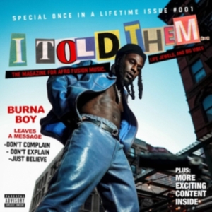 Burna Boy - I Told Them... i gruppen -Start BM CD hos Bengans Skivbutik AB (4304755)