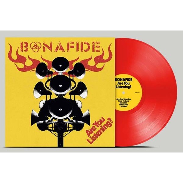 Bonafide - Are You Listening? (Red Vinyl) i gruppen VINYL / Metal/ Heavy metal hos Bengans Skivbutik AB (4306414)