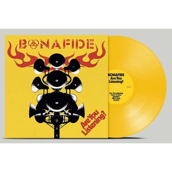 Bonafide - Are You Listening? (Yellow Vinyl) i gruppen VINYL / Metal/ Heavy metal hos Bengans Skivbutik AB (4306416)