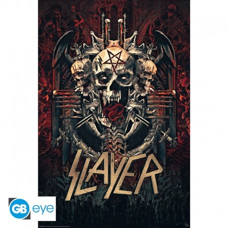 SLAYER - Skullagramm Poster 91,5x61 i gruppen MERCHANDISE / Poster / Heavy Metal hos Bengans Skivbutik AB (4307457)