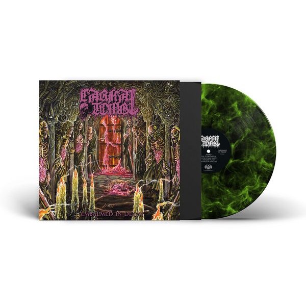 Carnal Tomb - Embalmed In Decay (Lime Marbled Vin i gruppen VINYL / Metal/ Heavy metal hos Bengans Skivbutik AB (4308278)