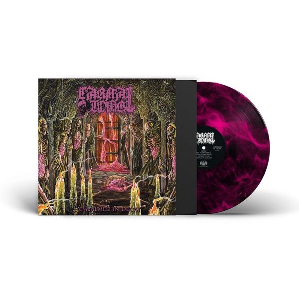 Carnal Tomb - Embalmed In Decay (Magenta Marbled i gruppen VINYL / Metal/ Heavy metal hos Bengans Skivbutik AB (4308279)