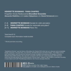 Brundibar Ensemble - Forgotten Voices Rediscovered i gruppen CD / Annet hos Bengans Skivbutik AB (4308728)