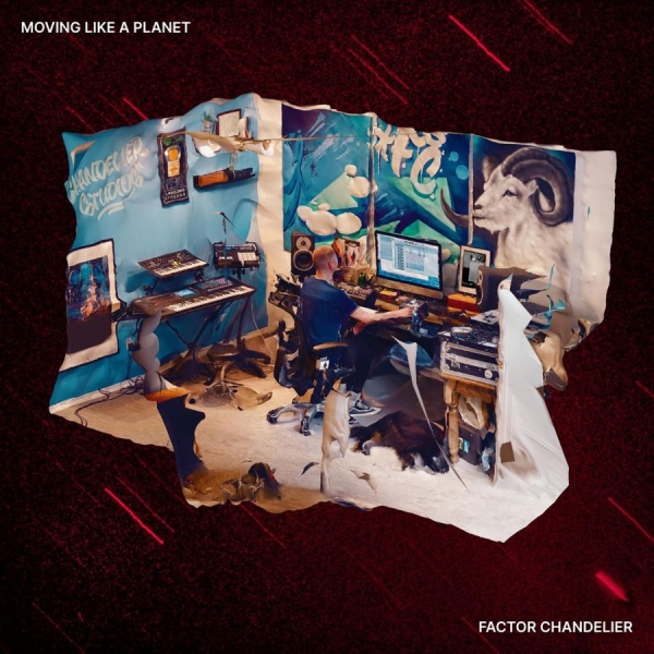 Factor Chandelier - Moving Like A Planet (Dark Red Viny i gruppen VINYL / Hip Hop-Rap,Pop-Rock hos Bengans Skivbutik AB (4309099)
