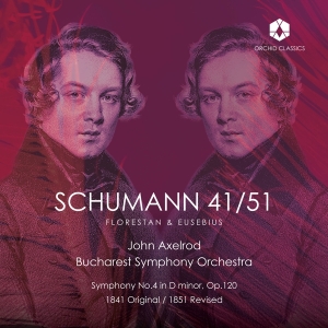 John Axelrod & Bucharest Symphony Orchestra - Schumann 41/51: Florestan & Eusebius i gruppen Externt_Lager / Naxoslager hos Bengans Skivbutik AB (4309279)
