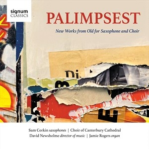 Sam Corkin The Choir Of Canterbury - Palimpsest - New Works From Old For i gruppen Externt_Lager / Naxoslager hos Bengans Skivbutik AB (4309288)
