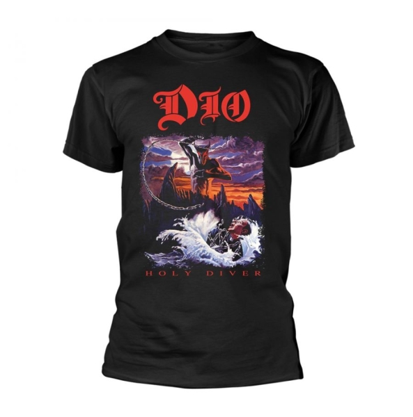 Dio - T/S Holy Diver (Xl) i gruppen MERCHANDISE / T-shirt / Heavy Metal hos Bengans Skivbutik AB (4313149)