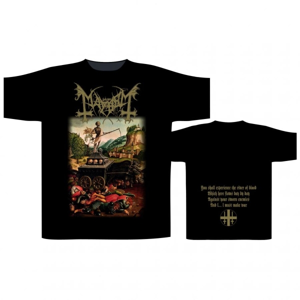 Mayhem - T/S River Of Blood (L) i gruppen MERCH / Klær / T-skjorter hos Bengans Skivbutik AB (4313273)