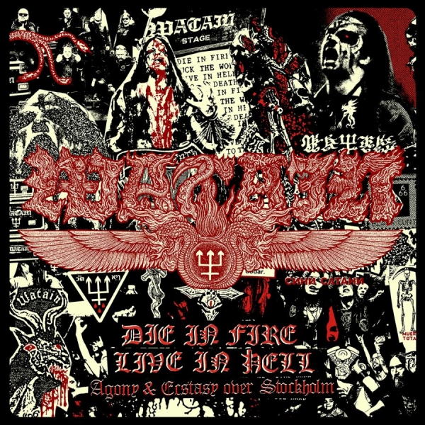Watain - Die In Fire - Live In Hell i gruppen CD / Toppselgere hos Bengans Skivbutik AB (4314368)
