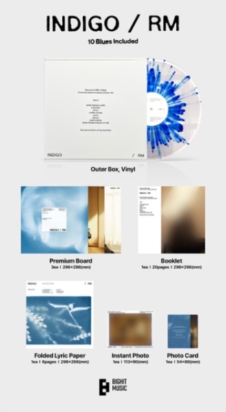 RM - Indigo (LP) i gruppen Minishops / K-Pop Minishops / BTS hos Bengans Skivbutik AB (4318381)