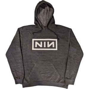 Nine Inch Nails - Classic Logo (Grey) Uni Pullover Hoodie i gruppen Merchandise hos Bengans Skivbutik AB (4320838r)