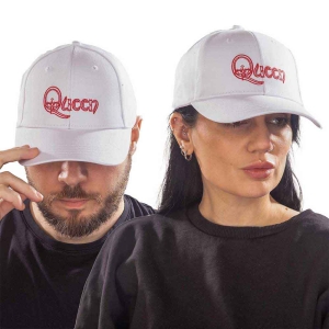 Queen - Crown In Q Logo Wht Baseball C i gruppen MERCHANDISE / Accessoarer / Pop-Rock hos Bengans Skivbutik AB (4321887)