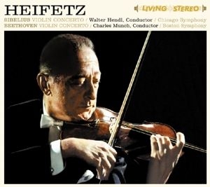 Heifetz Jascha - Violin Concerto - Sibelius Beethoven i gruppen CD / Klassisk hos Bengans Skivbutik AB (4330260)