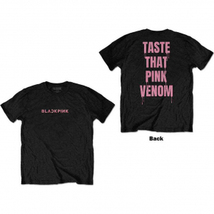 BlackPink - BlackPink Unisex T-Shirt: Taste That (Ba i gruppen BW-T-shirts hos Bengans Skivbutik AB (4331288r)