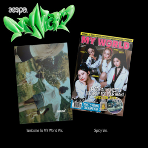 Aespa - 3rd Mini Album (MY WORLD) (Zine Ver.) i gruppen Korr_grupp /  hos Bengans Skivbutik AB (4355413)
