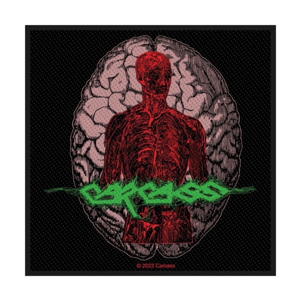 Carcass - Patch - Cabeza i gruppen MERCH / Tilbehør / Tøymerker hos Bengans Skivbutik AB (4359316)