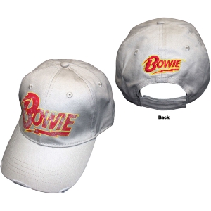 David Bowie - Flash Logo Sand Baseball C i gruppen MERCHANDISE / Merch / Pop-Rock hos Bengans Skivbutik AB (4395749)