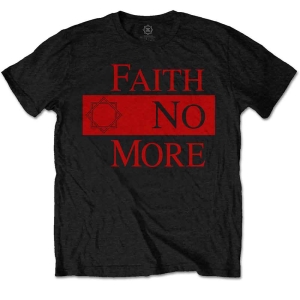 Faith No More - Classic New Logo Star Uni Bl T-Shirt i gruppen MERCHANDISE / T-shirt / Heavy Metal hos Bengans Skivbutik AB (4399003)