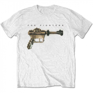 Foo Fighters - Unisex T-Shirt: Ray Gun (Small) i gruppen Annet /  hos Bengans Skivbutik AB (4400609)