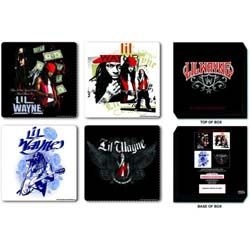 Lil Wayne - Coaster Set: Mixed i gruppen Minishops / Lil Wayne hos Bengans Skivbutik AB (4400644)