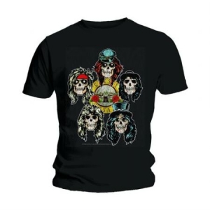 Guns N' Roses - Unisex T-Shirt: Vintage Heads (XX-Large) i gruppen -Start Merch hos Bengans Skivbutik AB (4400645)