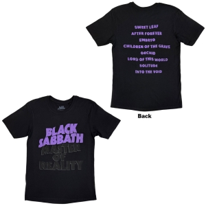 Black Sabbath - Masters Of Reality Album Uni Bl T-Shirt i gruppen MERCHANDISE / T-shirt / Heavy Metal hos Bengans Skivbutik AB (4400860)