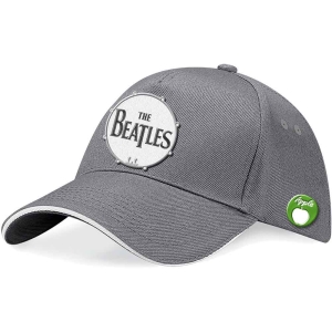 The Beatles - Drum Grey Canvas Baseball C i gruppen MERCHANDISE / Merch / Pop-Rock hos Bengans Skivbutik AB (4400870)