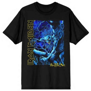 Iron Maiden - Fotd Blue Tone Eddie Vertical Logo Uni B  (XL) i gruppen MERCHANDISE / T-shirt / Heavy Metal hos Bengans Skivbutik AB (4400960)