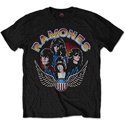 Ramones - Unisex T-Shirt: Vintage Wings Photo (XX-Large) i gruppen MK Test 4 hos Bengans Skivbutik AB (4401007)
