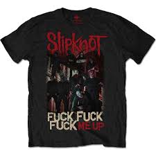 Slipknot - Unisex T-Shirt: Fuck Me Up (XX-Large) i gruppen -Start Merch hos Bengans Skivbutik AB (4401049)