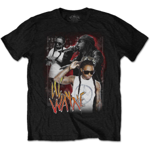 Lil Wayne - LIL WAYNE UNISEX T-SHIRT: 90S HOMAGE (L) i gruppen Minishops / Lil Wayne hos Bengans Skivbutik AB (4403240)