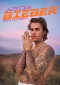 Justin Bieber - Justin Bieber 2024 Unofficial Calendar i gruppen Labels /  hos Bengans Skivbutik AB (4406344)