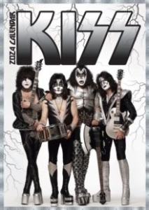 Kiss - Kiss 2024 Unofficial Calendar i gruppen -Start Merch hos Bengans Skivbutik AB (4406345)