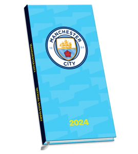 Manchester City Fc - Manchester City Fc 2024 Slim Diary i gruppen -Start Merch hos Bengans Skivbutik AB (4406373)